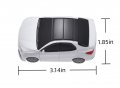 Car Shaped Key Fob Cover For 2019 2024 Toyota Camry Corolla Rav4 Highlander Avalon C Hr Gt86 Prius Smart Remote Shell White Abs