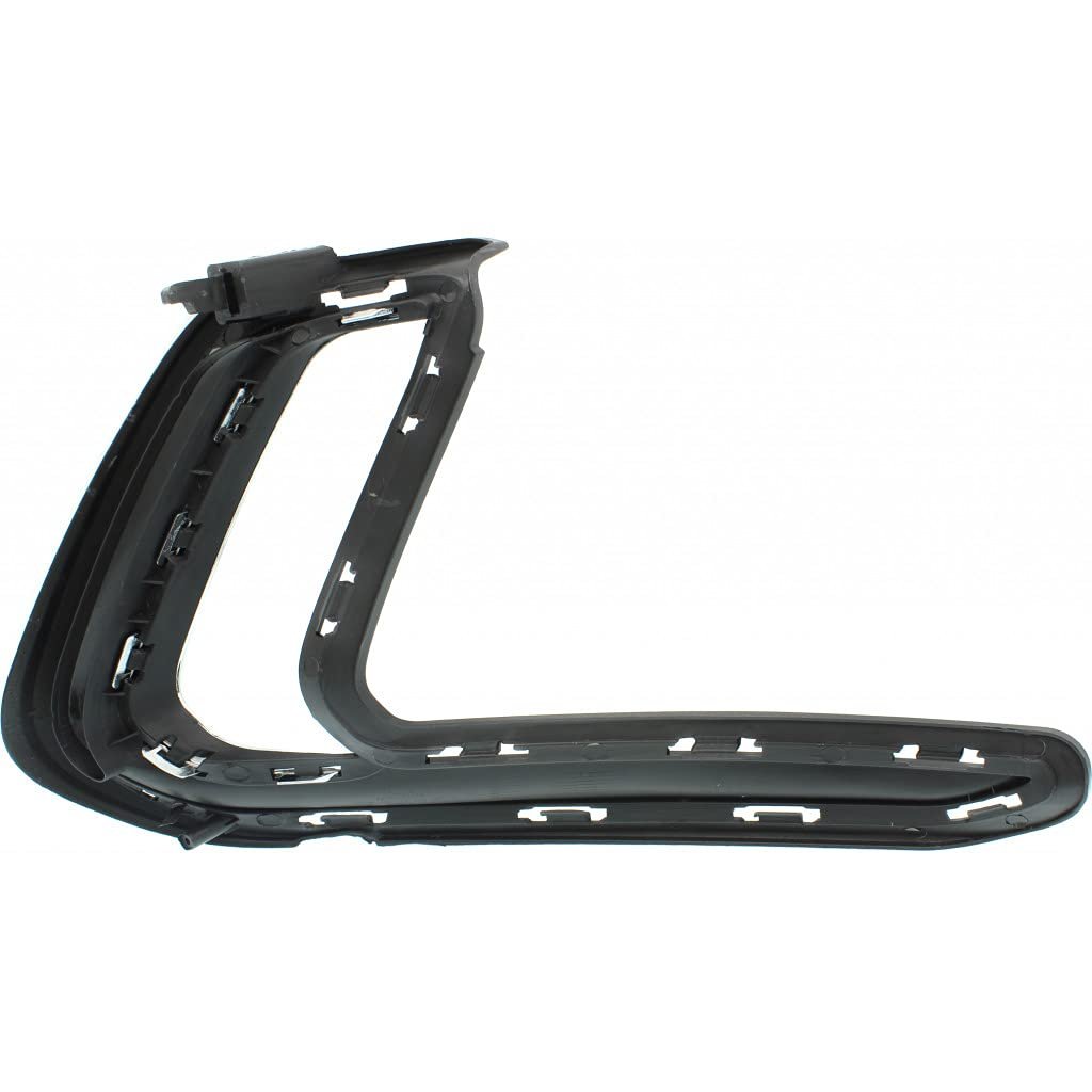 Hyundai Elantra Bumper Trim 2017 2018 Driver Side Front Molding Chrome Cover Hole With Daytime Running Light Hy1038126