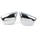 Newsmarts Side Battery Cover Compatible With Yamaha Virago Xv700 Xv1000 1984-up Xv1100 1986-up Xv750 1988-up Chrome