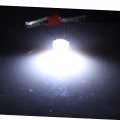 New Lon0167 30pcs 2 Terminals Round White Light Emitting Diode Leds Diy Beads 30 Stcke Runde Weie Leuchtdiode Perlen