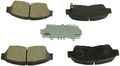 089-1453 Rear Disc Brake Pad For Cars Vehicle Specific Fit With Precision Cut Edges And Shims Included 