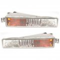 1997-2001 Honda Prelude Pair Signal Lights Driver And Passenger Side Assembly Unit Ho2530123 Ho2531123 Replaces 33351-s30-003 