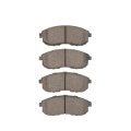 Front Disc Brake Pads For Nissan Altima 2007 2008 2009 2010 2011 Low Metallic Mechanical Pad Wear Sensor 2 12 In Inner Height 