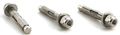 1 4 X 3 8 Sleeve Anchors Acorn Head Steel Zinc 100 Pc Carton 
