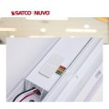 Satco 65-1220 2ft 10w Led Strip Light Cct Selectable 2700k-5000k 1000-1200 Lumens Non-dimmable White Finish 120-277v High Cri