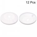 Uxcell Pipe Cover Decoration 15mm-40mm Pp Plastic Escutcheon Water Drain Line White 12pcs