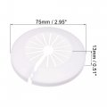 Uxcell Pipe Cover Decoration 15mm-40mm Pp Plastic Escutcheon Water Drain Line White 12pcs