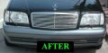 312 Motoring Compatible With Mercedes-benz W140 Chrome Grille Grill Kit S 500 600 280 S-class 1993 1994 1995 1996 1997 1998