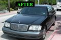 312 Motoring Compatible With Mercedes-benz W140 Chrome Grille Grill Kit S 500 600 280 S-class 1993 1994 1995 1996 1997 1998