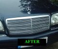 312 Motoring Compatible With Mercedes-benz W140 Chrome Grille Grill Kit S 500 600 280 S-class 1993 1994 1995 1996 1997 1998