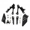 Tcmt Motorcycle Front Footpegs Footrests Bracket Fit For Kawasaki Ninja Zx6r 09-23 10 14 18 Zx636 13-23 20 21 22 Sand Black