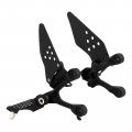 Tcmt Motorcycle Front Footpegs Footrests Bracket Fit For Kawasaki Ninja Zx6r 09-23 10 14 18 Zx636 13-23 20 21 22 Sand Black