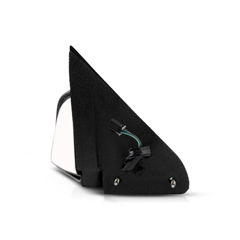 Driver Side Door Mirror For Chevy C1500 K1500 1990 To 1998 Power Adjustment Non Heated Foldaway Black Housing Replaces