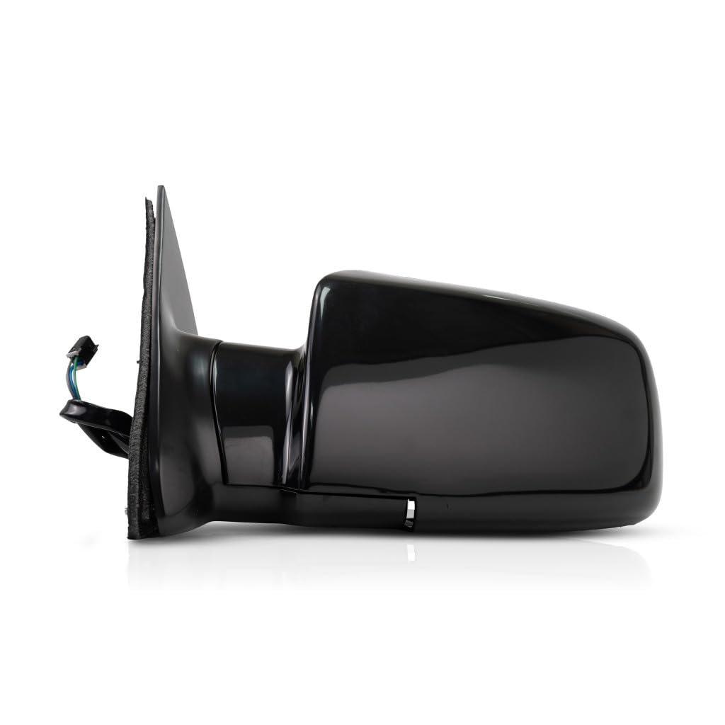 Driver Side Door Mirror For Chevy C1500 K1500 1990 To 1998 Power Adjustment Non Heated Foldaway Black Housing Replaces