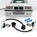 Euro Headlight Wire Adapter For 1992 1999 Bmw 3 Series E36 Low High Beam Connector Plug Us Spec Vehicles 2 Piece Set 