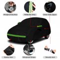 Waterproof All Weather Car Cover For 2001 2010 Chrysler Pt Cruiser 6 Layers With Cotton Liner Zipper Door And Windproof Bands