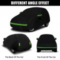 Waterproof All Weather Car Cover For 2001 2010 Chrysler Pt Cruiser 6 Layers With Cotton Liner Zipper Door And Windproof Bands