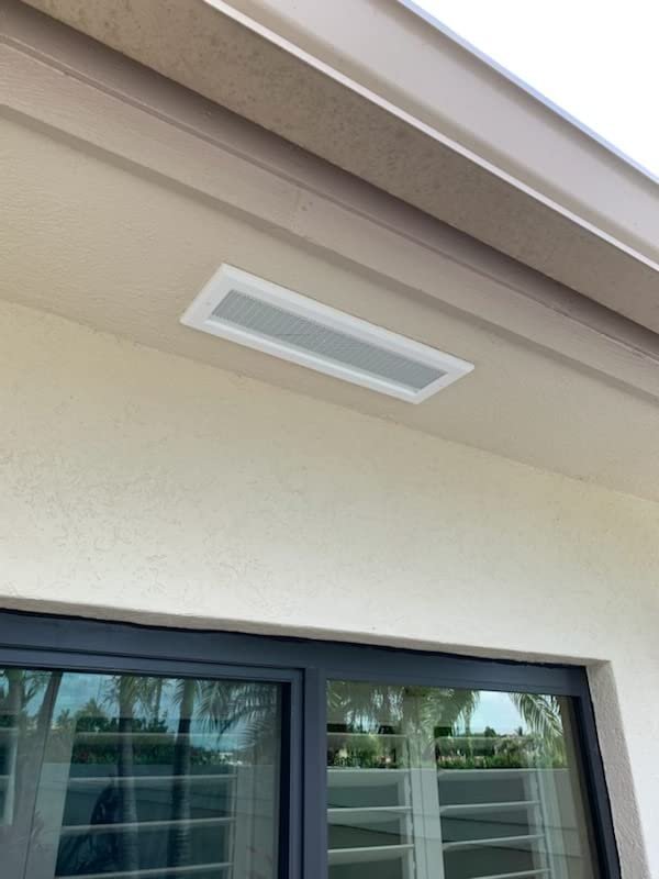24 X 7 5 Inch Soffit Vent Pvc White