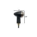 Polarlander Black Smoke Finish Lens Motorcycle Amber Incandescent Turning Signal Indicator Kit 4pcs