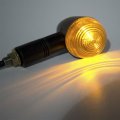 Polarlander Black Smoke Finish Lens Motorcycle Amber Incandescent Turning Signal Indicator Kit 4pcs