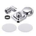 Shower Head Holder Adjustable Suction Cup Abs Wall Mount Handheld Bracket With Adhesive Stick Disc