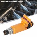 X Autohaux 195500-3480 Automobile 2 Pin Fuel Injector Replacement Part For Suzuki Orange