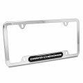 Ipick Image For Jeep Grand Cherokee Real Carbon Fiber Nameplate Chrome Stainless Steel License Plate Frame