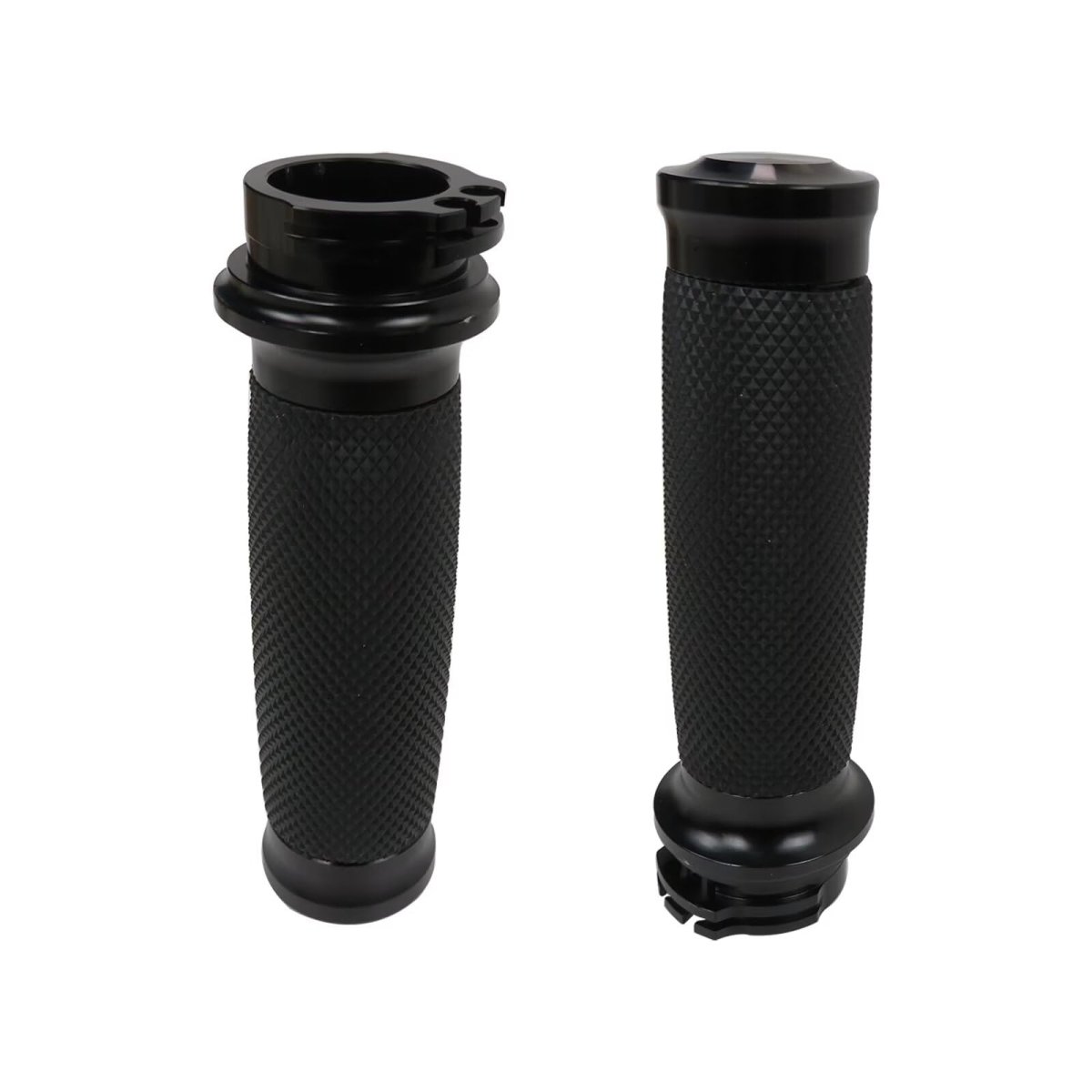 25mm 1 Black Handle Bar Grips Motorcycle Hand Handlebar Universal Replacement For 2005 Harley-davidson Road King Police Efi W