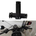 25mm 1 Black Handle Bar Grips Motorcycle Hand Handlebar Universal Replacement For 2005 Harley-davidson Road King Police Efi W