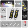 12pcs Interior Led Lights Bulb Kit For Chevy Corvette C4 1984 1985 1986 1987 1988 1989 1990 1991 1992 1993 1994 1995 1996 Super