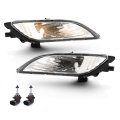 G-plus Front Bumper Fog Lights Compatible With Toyota Sienna 2006 2007 2008 2009 2010 Left Right Clear Lens Chrome Housing 