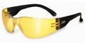 Global Vision Eyewear Rider Safety Glasses Yellow Tint Mirror Lens 