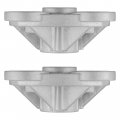 Caltric 2x Rear Wheel Hub Compatible With Polaris Xplorer 400 1999 2000 2001 2002