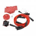 Dragon Fire Performance Power Pack Ignition Coil Ceramic Plug Wires Cap Rotor Compatible With 1996-2000 Chevy Truck And Suv 7