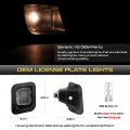 Vipmotoz License Plate Tag Light Lamp Assembly Housing W Socket Replacement For 2002-2018 Compatible With Dodge Ram 1500 2500