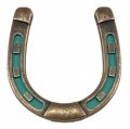 Set Of 6 Horseshoe Drawer Pull Cabinet Knob Western Southwest Decor Texas Kitchen Copper Patina 
