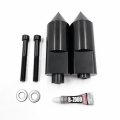 Httmt- Black Spike Frame Sliders Crash Protector Compatiable With Yzf R1 2004-2006 P N Mt290-001-bk