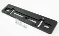 Front License Plate Bracket For Cadillac All Models 2 Pack Flat Bumper Mounting Kit With Screws And Bolts 5 In X 12 Black Abs