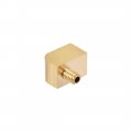 Uxcell Brass Pipe Fitting 90 Degree Barstock Street Elbow M6 Male X M10 Female 2pcs