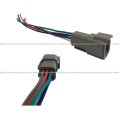 2pcs 6 Wire Plug Pin Male Heated Connetor For Mack Door Mirror And Various Other Vehicles