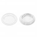 Uxcell Round Air Vents Fit 2 09 Dia Hole Flat Circle Mesh Airflow Louver For Kitchen Cabinet Shoebox Wardrobe Stainless Steel