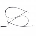Xtremeamazing 3pcs Front Rear Middle Engine Hood Release Cable For 740i 745i 745li 750i 750li 760i 760li Alpina B7 