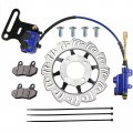 Ro Bat 12mm Rear Brake Caliper Master Cylinder 190mm Disk Rotor Brake Pad For 70cc 90cc 110cc 125cc 140cc 200cc Racing Pit Pro 