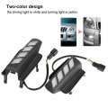 Dual Color Fog Lamp Fit For Toyota Prado 120 Fj120 Lc120 03a 09 2pcs Abs Led Signal Light Daytime Runnings 2a Color Ip67 Car