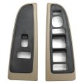 Saihisday 89045127 Window Switch Bezel Cover Tan Replacement For Chevrolet Avalanche Silverado Suburban Tahoe Gmc Sierra Yukon 