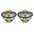 2pcs 12622410 Engine Coolant Thermostat Housing Assembly For Chevrolet Malibu 2004-2012 Gmc Terrain 2010-2017 Pontiac Buick 