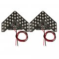 Gzcrdz 2pcs Lot 33 Smd Sequential Led Lights Arrows Lamp Indicator Safe Panels Car Side Mirror Turn Signal Yellow