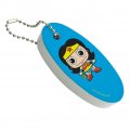 Graphics More Wonder Woman Cute Chibi Floating Keychain Oval Foam Fishing Boat Buoy Key Float