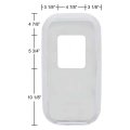 United Pacific 41751b Chrome Shift Plate Cover For Peterbilt Trucks Fits S22-6041m01-234