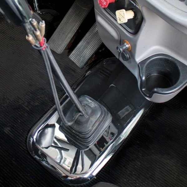 United Pacific 41751b Chrome Shift Plate Cover For Peterbilt Trucks Fits S22-6041m01-234